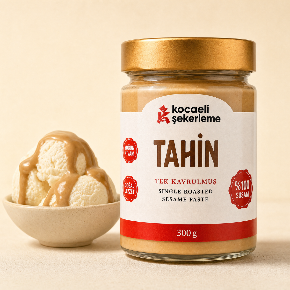 Tek Kavrulmuş Tahin 300 g